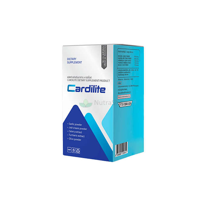 Cardilite - อาหารเสริมเพื่อรักษาความดันโลหิต Cardilite - อาหารเสริมเพื่อรักษาความดันโลหิต