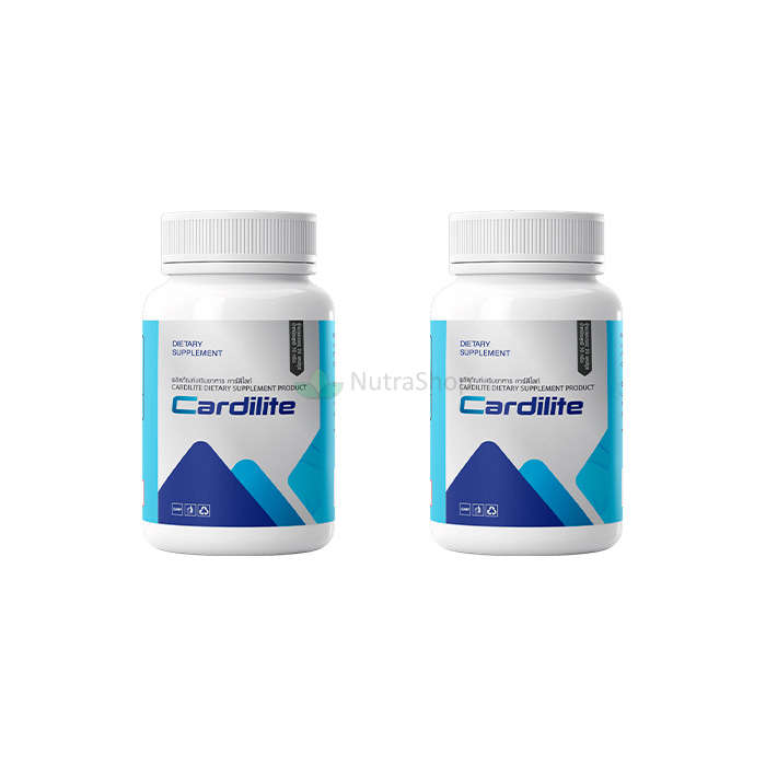 Cardilite - อาหารเสริมเพื่อรักษาความดันโลหิต Cardilite - อาหารเสริมเพื่อรักษาความดันโลหิต