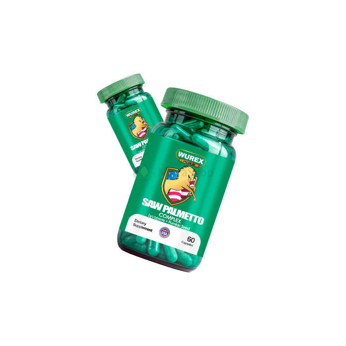 Wurex Saw Palmetto - Food supplement to maintain the health of the prostate gland Wurex Saw Palmetto - Food supplement to maintain the health of the prostate gland